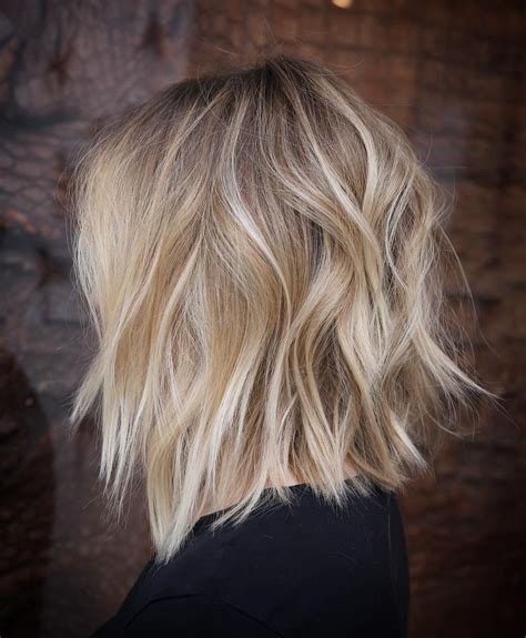 20 Collection Of Shaggy Ombre Lob Hairstyles