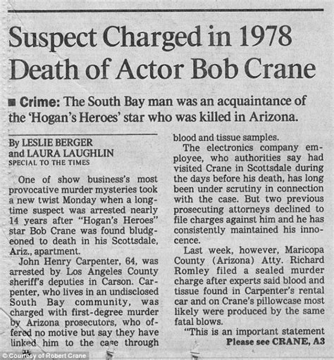 Hogans Heroes Bob Cranes Son Exposes His Kinky Life And Grisly