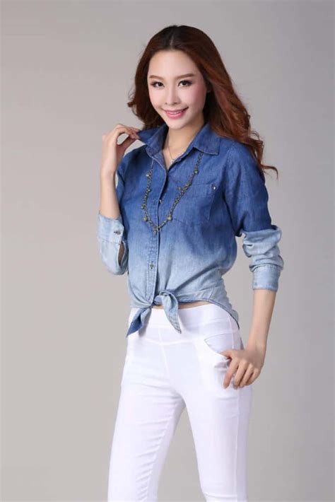22 Stylish Ladies Jeans Top Design Images Sheideas