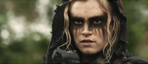 Clarke In Her Kickass War Paint All Dolled Up And Nowhere To Go