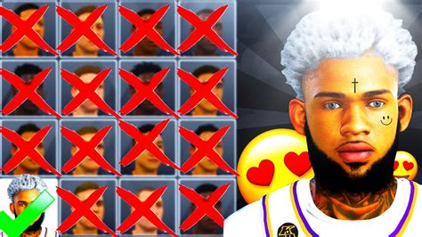 New Best Drippy 💧face Creation Tutorial In Nba 2k20 Look Like A Comp