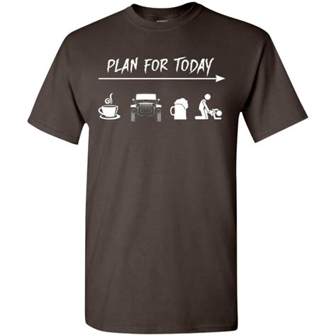 plan for today coffee jeep beer sex t shirt amzprimeshirt