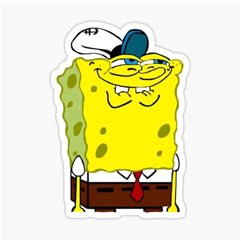 Spongebob Squarepants Sticker By Eslavick555 Redbubble