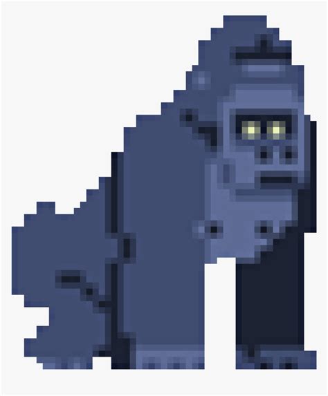 Gorilla Leash Name Imagepng Gorilla Pixel Art  Transparent Png