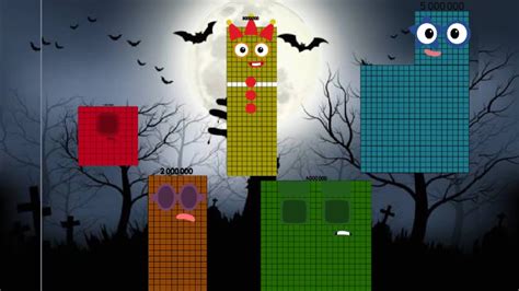 Numberblocks Craft Learn Draw And Coloring Numberblocks Zombie Youtube
