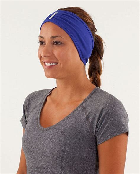 Lulu Womens Brisk Run Headband Headband And Earwarmer Yes Please