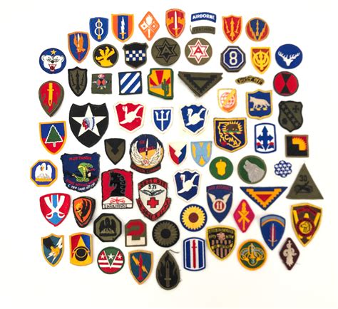 Sold Price Lot Of Assorted Vintage Military Patches Invalid Date Mst