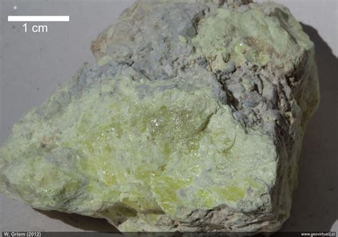 Colección Virtual De Minerales Azufre