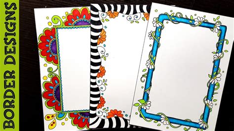 Border Designs On Paperborder Designsproject Work Designsborders