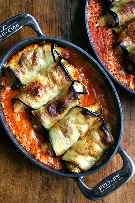 Eggplant parmigiana or eggplant parmesan is one of the most popular and iconic vegetarian italian dishes and this recipe is straight from italy. Eggplant Involtini with Homemade Ricotta | Alexandra's Kitchen