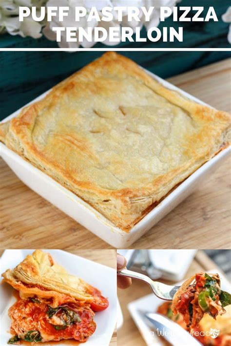 Line a roasting tray with parchment paper. Pizza Puff Pastry Pork Tenderloin