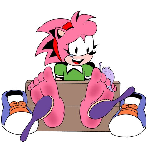 Commission Classic Amy Tickled By Tyberdyne On Deviantart