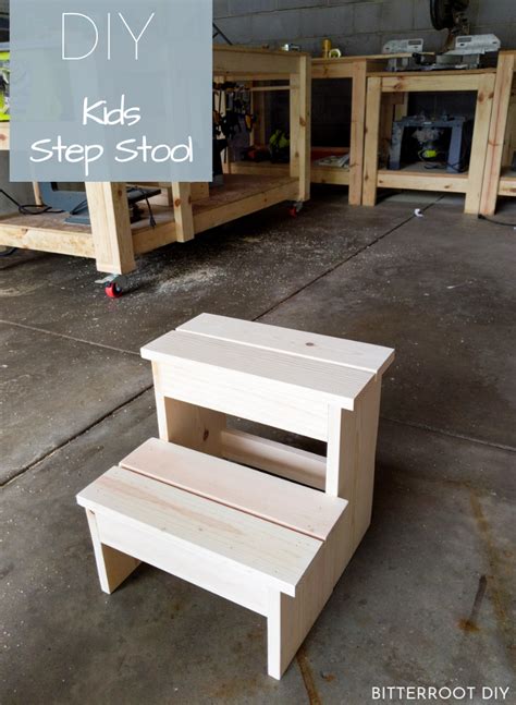 Diy Kids Step Stool Build A Simple Step Stool With Plans From