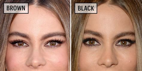 And, while black eyeliner can make your eyes look itty bitty when you coat your waterline, brown eyeliner can actually give your eyes more depth—especially when you smudge it around your top. The Crazy-Huge Difference Your Eyeliner Color Makes ...