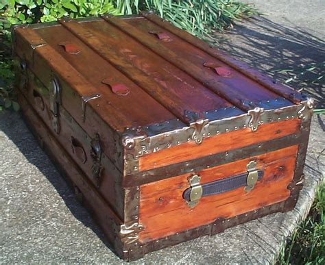 Spend this time at home to refresh your home decor style! 646 Restored Antique Trunks For Sale Available 540 659 6209