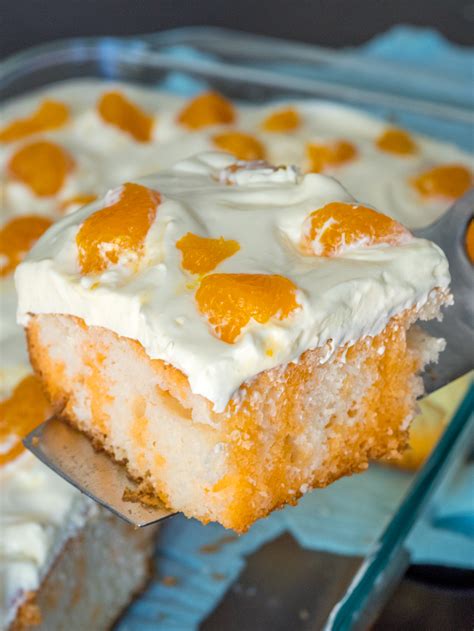 Orange Creamsicle Poke Cake Crafty House