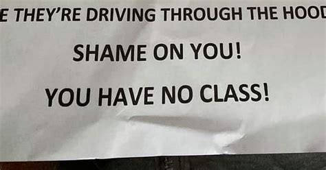 Angry Neighbour Sends Nasty Letter Claiming Womans Garage Has