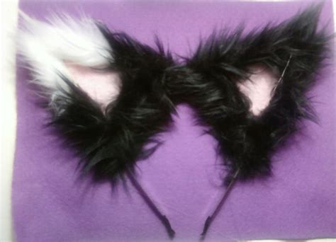 Black Fox Ears By Kittywolfcreations On Deviantart