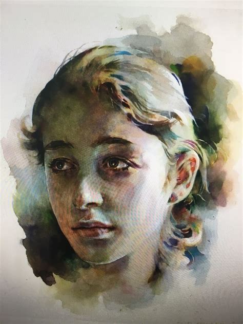 Pin By Zalita Zahraa On Portrait Arts In 2022 Watercolor Art