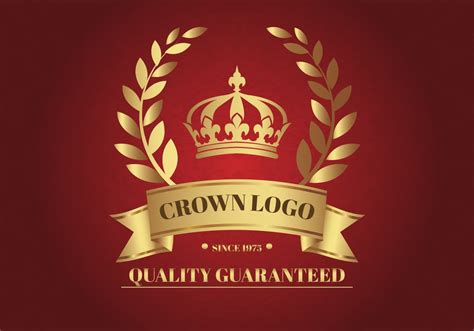 Royal Gold Crown Logo Design