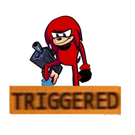 Triggered No Freetoedit Sticker By Knuandyourfriends