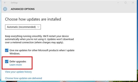 How To Defer Windows 10 Updates Windows Central
