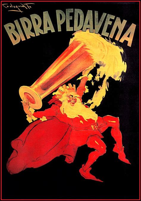 Birra Pedavena 1933 Vintage Poster Vintage Art Print Retro Style