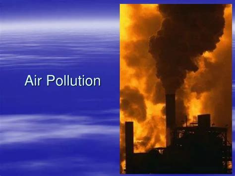 Air Pollution Ppt Templates Free Download Nismainfo