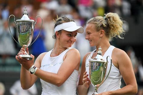 Siniakova and krejcikova had already won in paris in 2018 and claimed the wimbledon trophy the same year. Barbora Krejcikova and Katerina Siniakova - Ladies ...