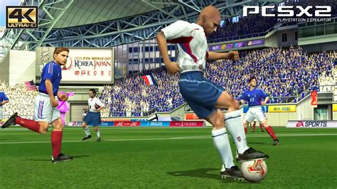 2002 fifa world cup korea japan ps2 gameplay uhd 4k 2160p pcsx2 youtube