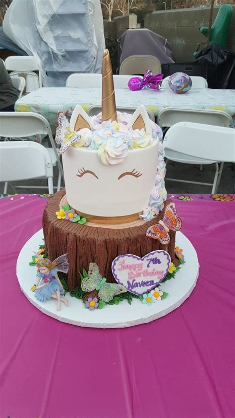 Unicorn And Fairy Themed Cake Themed Cakes Cake Unicorn Party