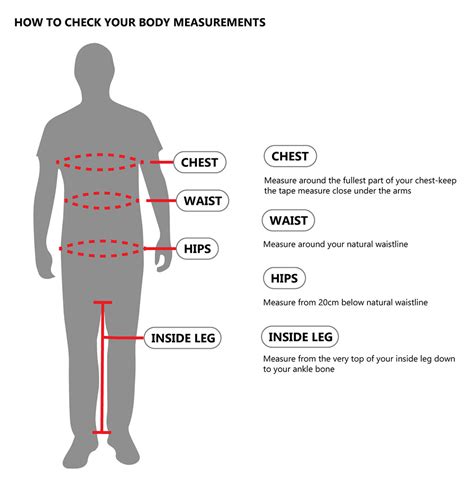 Mens Size Guide