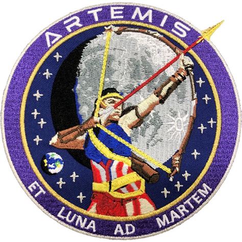 Artemis Commemorative Artemis Nasa Moon Patches