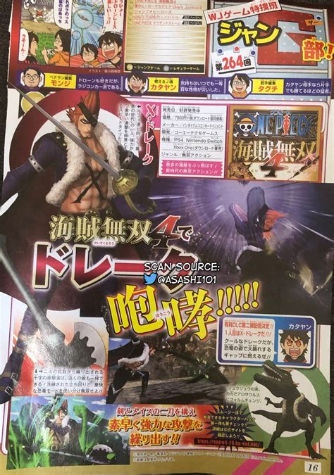 One Piece Pirate Warriors 4 Reveals X Drake As New Dlc Character