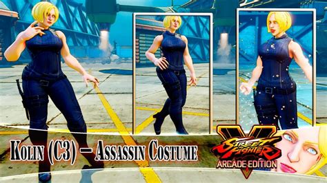 Street Fighter V Mods Kolin Assassin Costume Pc Only Youtube