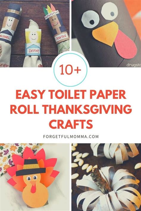 Easy Toilet Paper Roll Thanksgiving Crafts Forgetful Momma