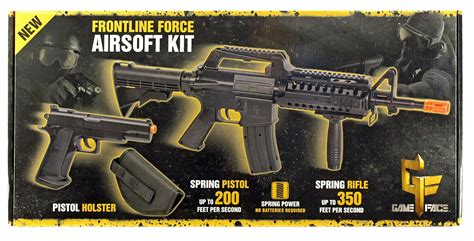 Game Face Spring Powered Ar 15 350 Fps And 1911 Handgun 200 Fps Airsoft Kit 28478138278 Ebay