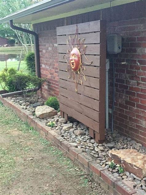 How To Hide Electrical Box In Yard