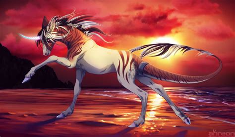 Unicorn By Akreon On Deviantart Cool Mythical Creatures Mythical