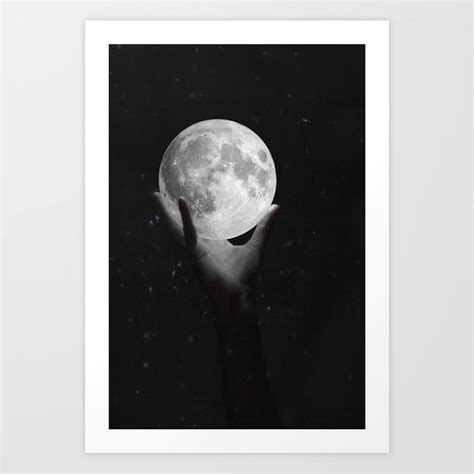 Moon Art Print By Diggievitt Society6