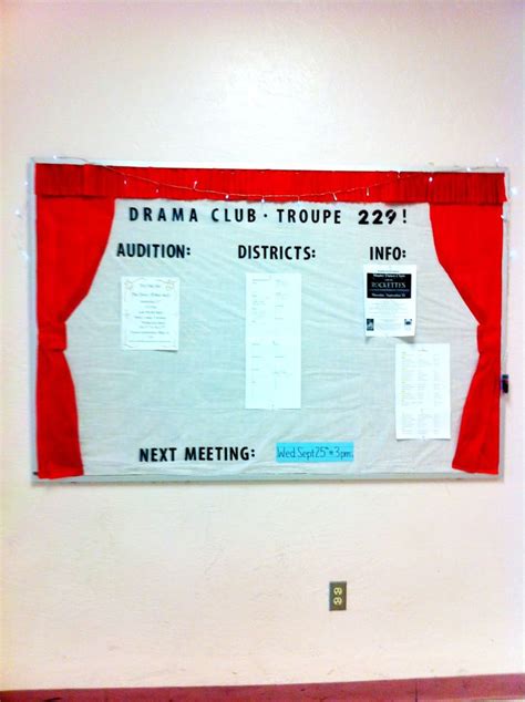 Drama Bulletin Board Teaching Theatre Drama Class Theatre Classroom