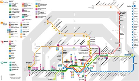 Mapa Ferrocarril Barcelona Mapa De Rios