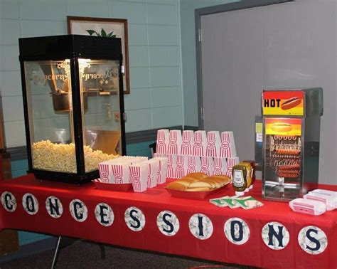 Concession Stand Party Ideas Baseball Party Concession Stand