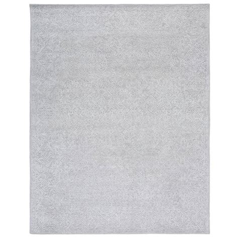 Safavieh Martha Stewart Gray 8 Ft X 10 Ft Abstract Solid Color Area