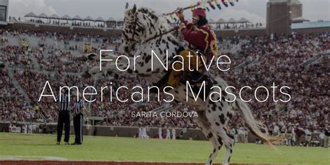 For Native Americans Mascots