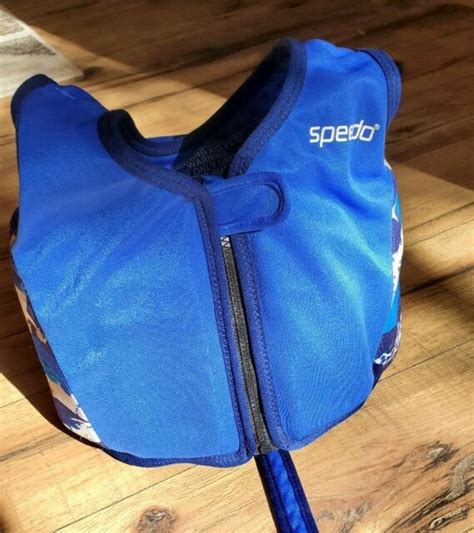 Speedo Boy S Water Skeeter Life Jacket Vest Blue Years Old Ebay
