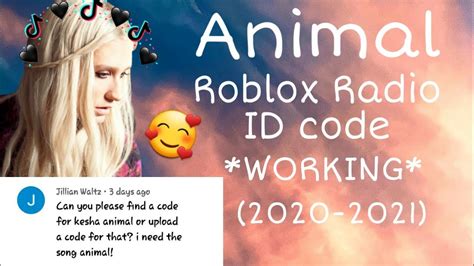 Roblox promo codes are codes that you can enter to get some awesome item for free in roblox. Animal- Kesha ROBLOX RADIO ID CODE *Working* (2020-2021 ...