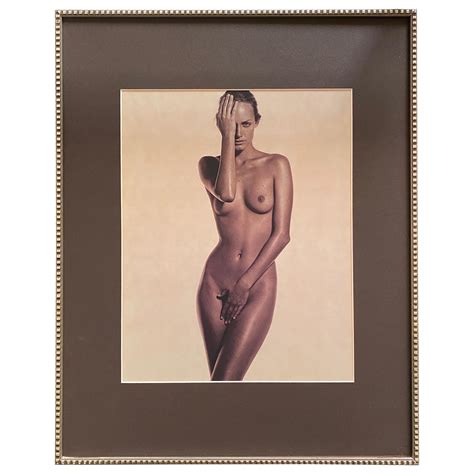 Karl Lagerfeld Satin Finish Umber Photo Lithograph Of Max Delorme Nude