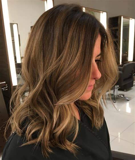 Regardless of your favorite hair color ideas, highlights on dark hair add depth, light, allure and class to women's hairstyles. 45 Light Brown Hair Color Ideas: Light Brown Hair with ...