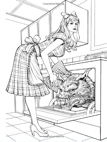 Adult Grimm Coloring Pages